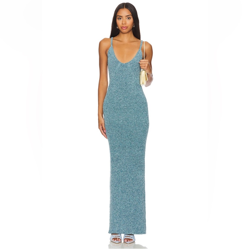 Knubby Dress (Mixed Blue) - Paris Georgia
